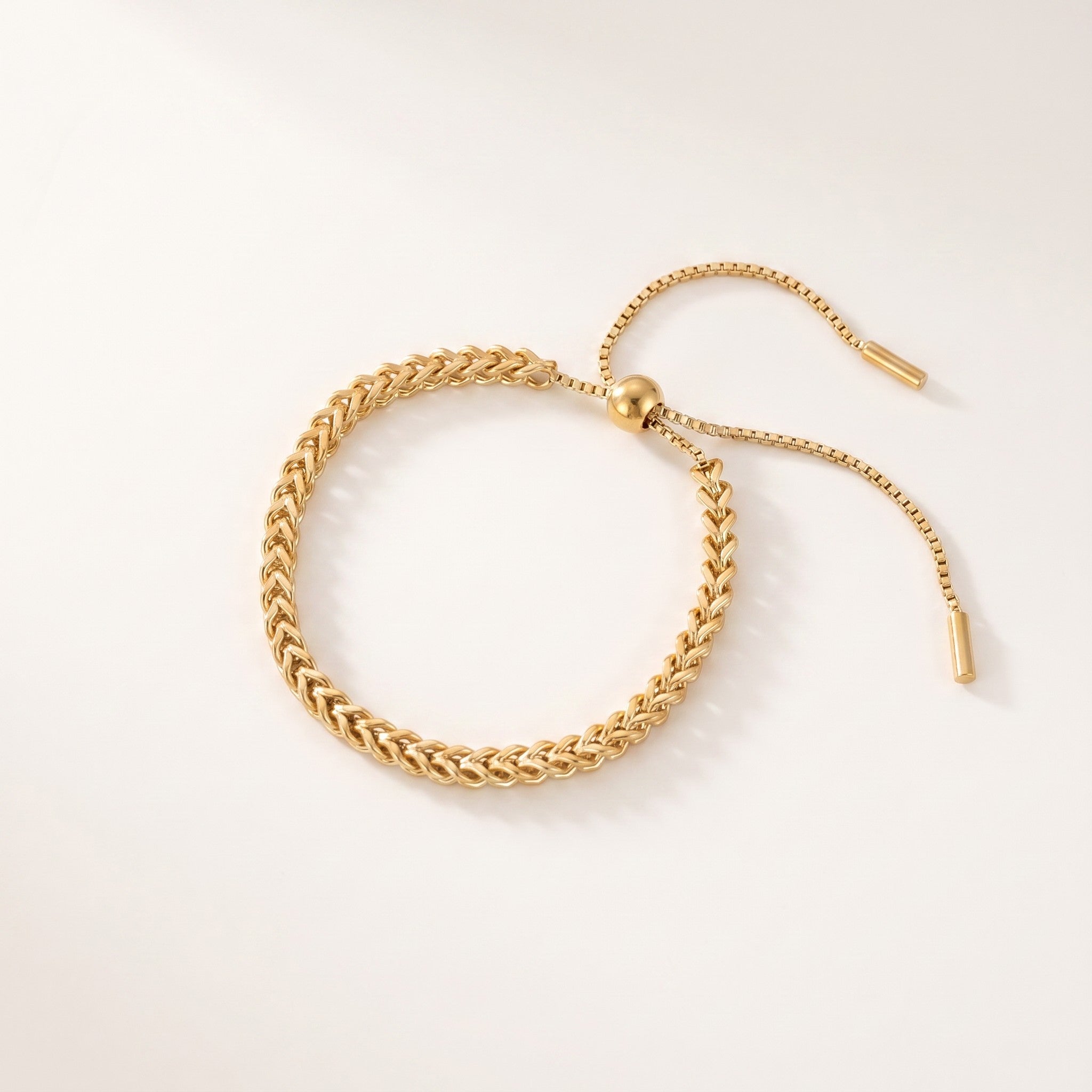 Złota Kraków gold-plated 18K surgical steel chain link bracelet with adjustable closure.